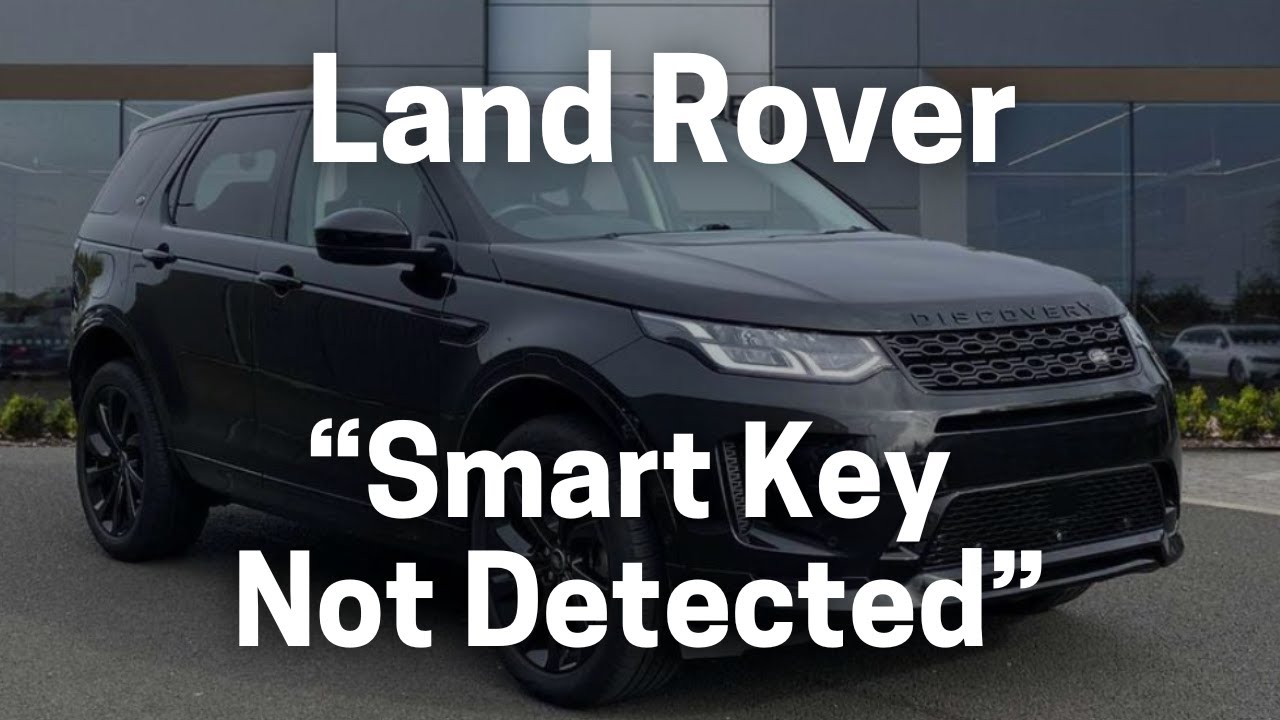 How To Start A 2017 Land Rover Discovery Sport Using The Emergency Start Function