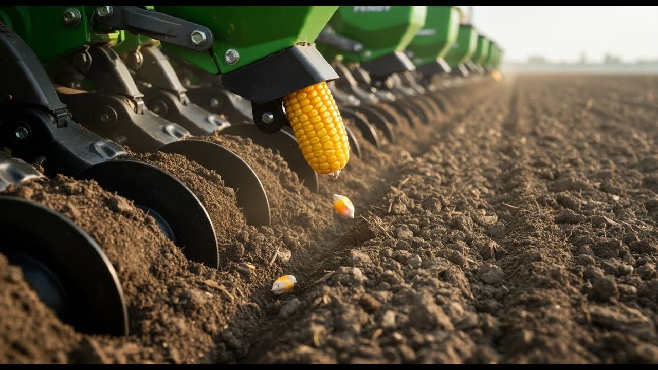 Ploughing and sowing maize with LU Walser and Fendt 724, 936, 720, Lemken, Becker 2025 [4K]