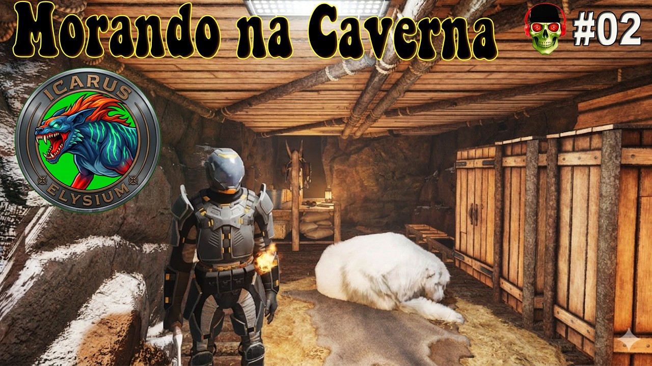 VIDA NA CAVERNA O SUFOCO COMEÇOU! 🦂 Icarus Elysium Ep02