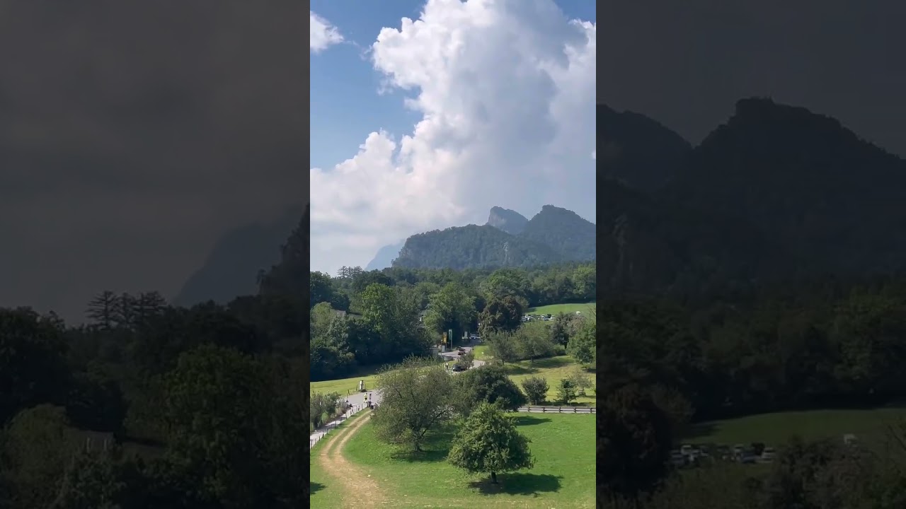 Heidi&rsquo;s Village from Our Childhood Movie 🐐🏞️&rdquo;#Heidi #Nostalgia #SwissAlps #travel #switzerland