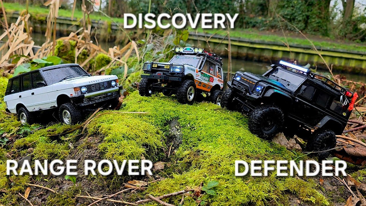 range rover discovery and defender, group adventure. 