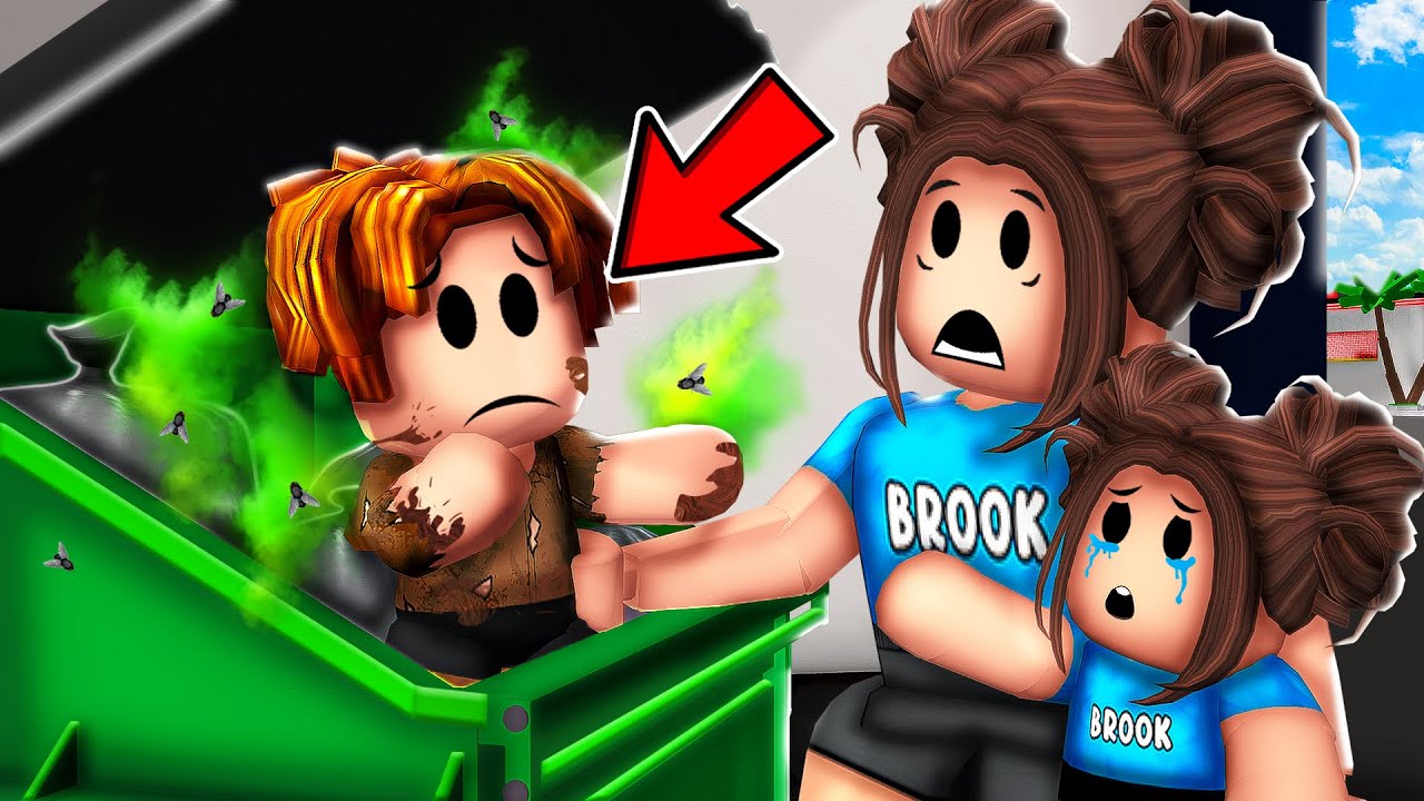 Мы нашли ПОТЕРЯННОГО РЕБЕНКА В МУСОРНОМ КОНТЕЙНЕРЕ в Roblox Brookhaven!!