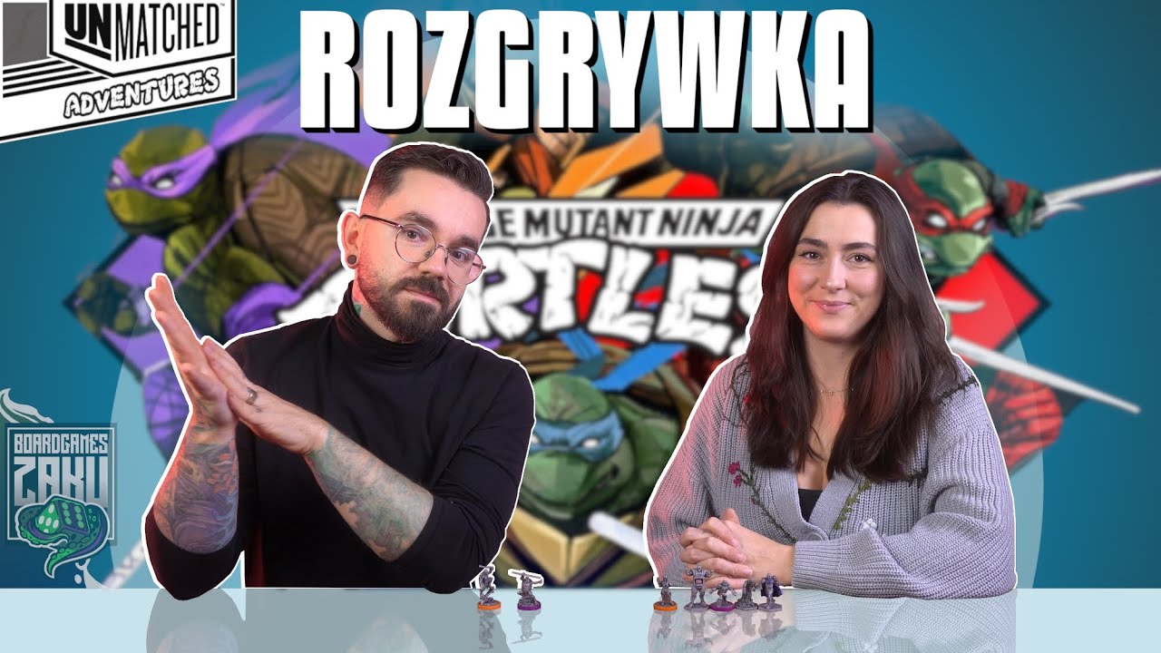 COWABUNGA! GRAMY W ŻÓŁWIE NINJA! Unmatched Adventures: Teenage Mutant Ninja Turles | ROZGRYWKA
