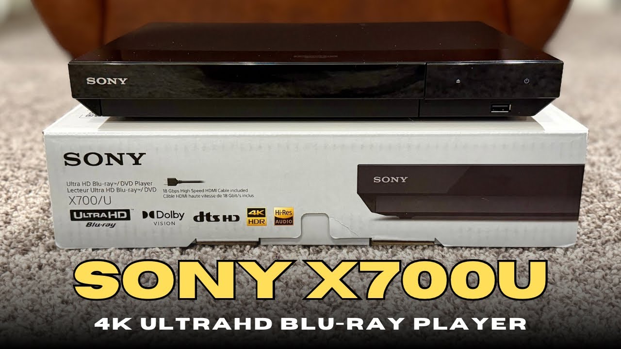 Распаковка Blu-ray плеера Sony UBP-X700U 4K | Dolby Vision и Atmos
