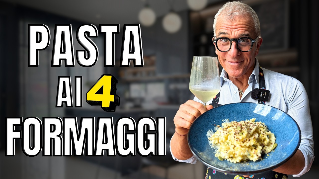 Come fare una PASTA AI 4 FORMAGGI super CREMOSA! 😍 Ricetta di Chef Max Mariola