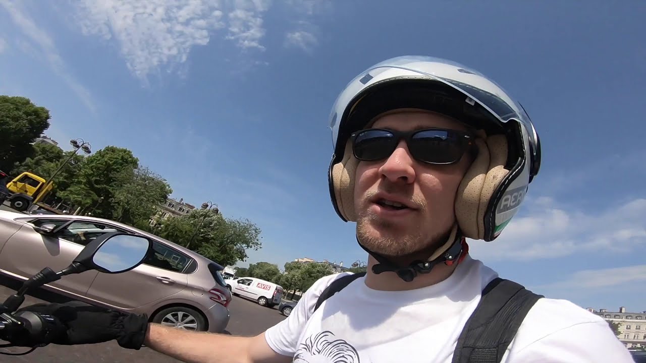 riding a scooter around paris vlog