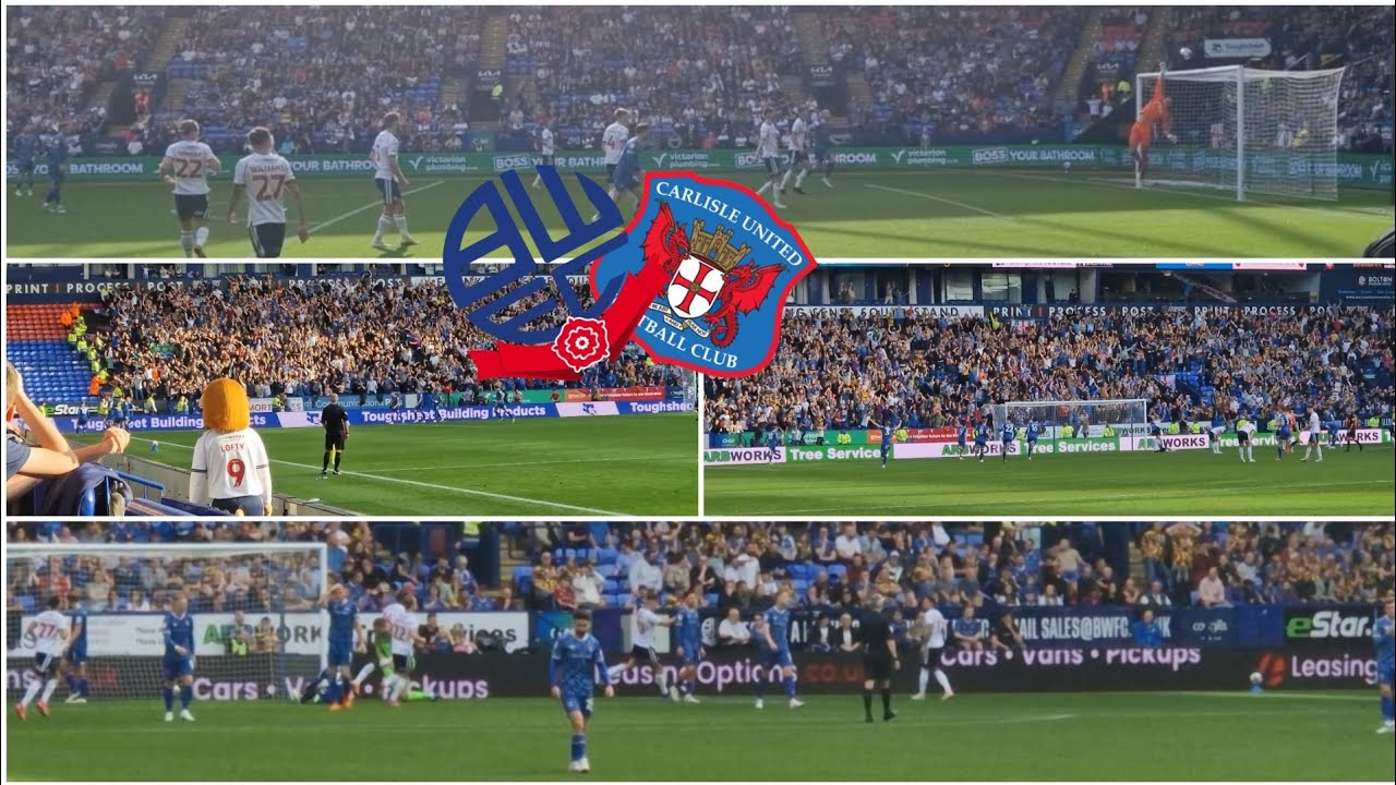 2 PENALTIES! MASSIVE SAVES! NOT ENOUGH TO KEEP CARLISLE AT BAY AS THEY BEAT BOLTON 1-3 CARLISLE