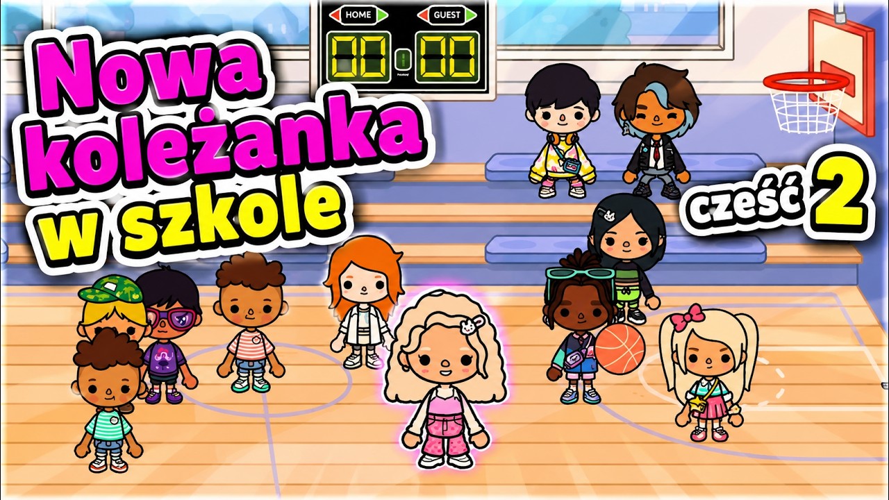Część 2 Nowa koleżanka w szkole w toca boca 