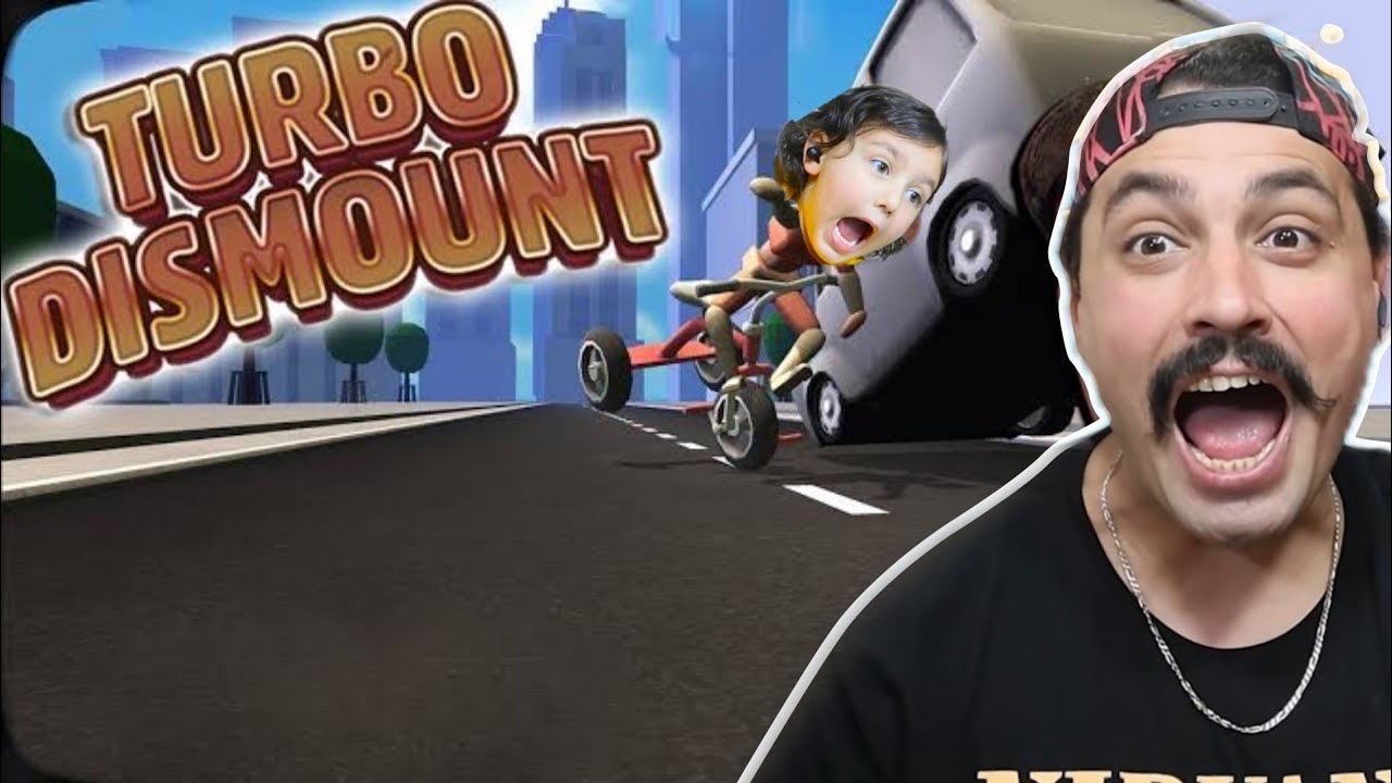 ARABA ÇARPTI HAVADA 100 METRE UÇTUK 😄 Turbo Dismount