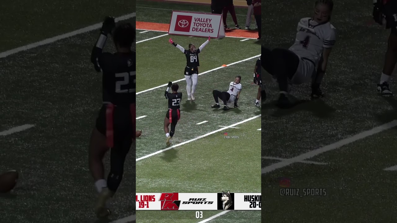 6A Championship Girls High School Flag Football Hamilton VS Red Mountain 7v7 