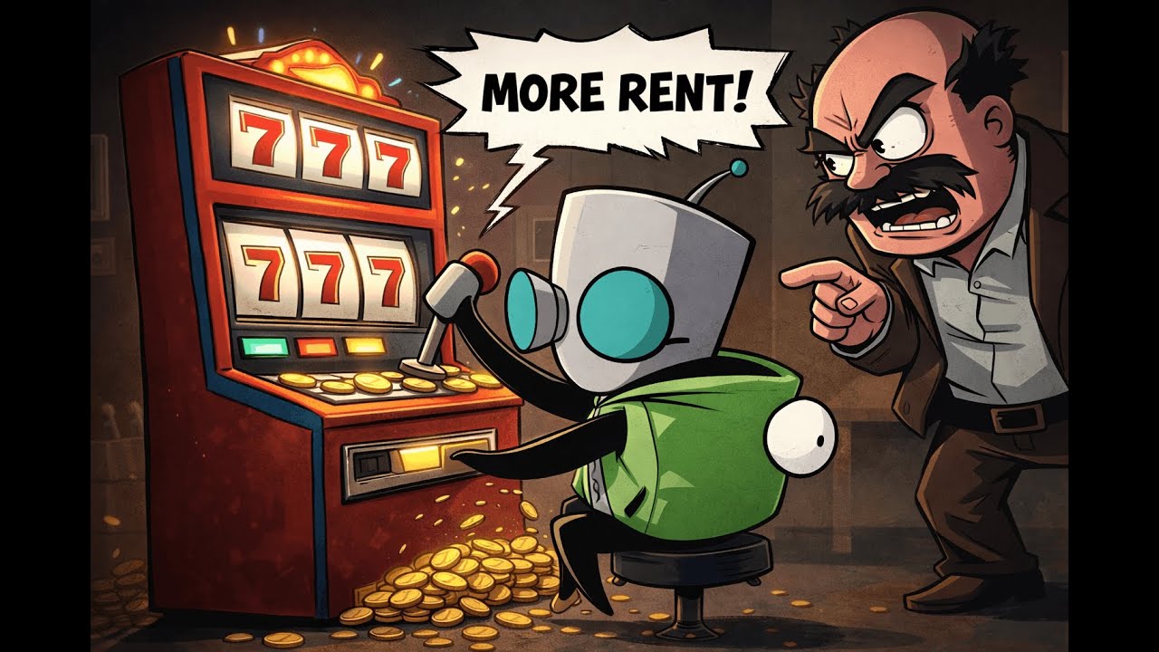 slots to pay rent( Luck Be A Landlord) attempt 1