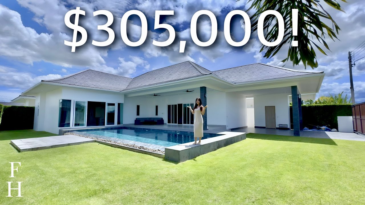 9,900,000 THB ($305,000) Brand New Villa in Hua Hin, Thailand