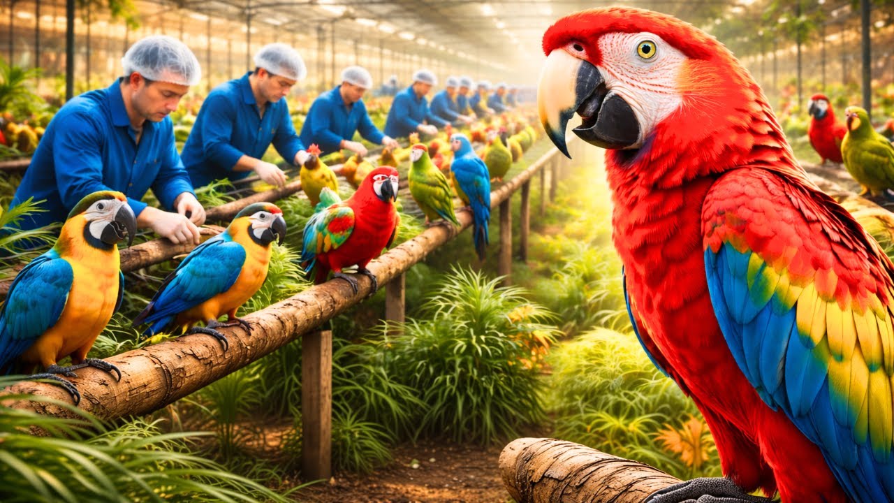 Inside the World’s Largest Parrot Facility: From Birth to Freedom (Full Process)