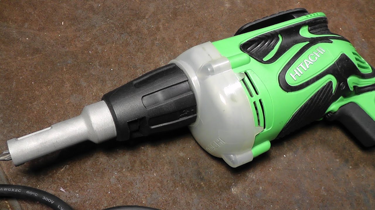 Metabo/Hitachi 4,500 RPM Drywall Screw Driver Review/Detent Modification