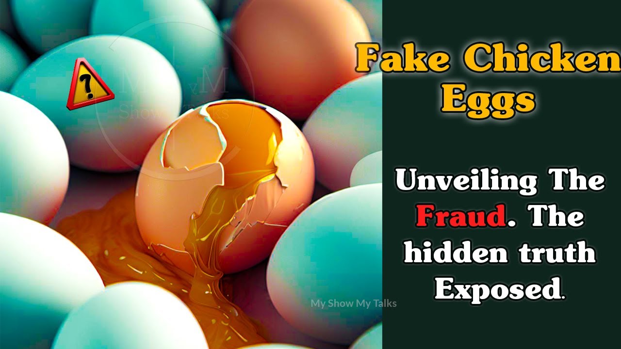 What Are Fake Chicken Eggs and How Are They Made? Fake Food Industries | My Show My Talks