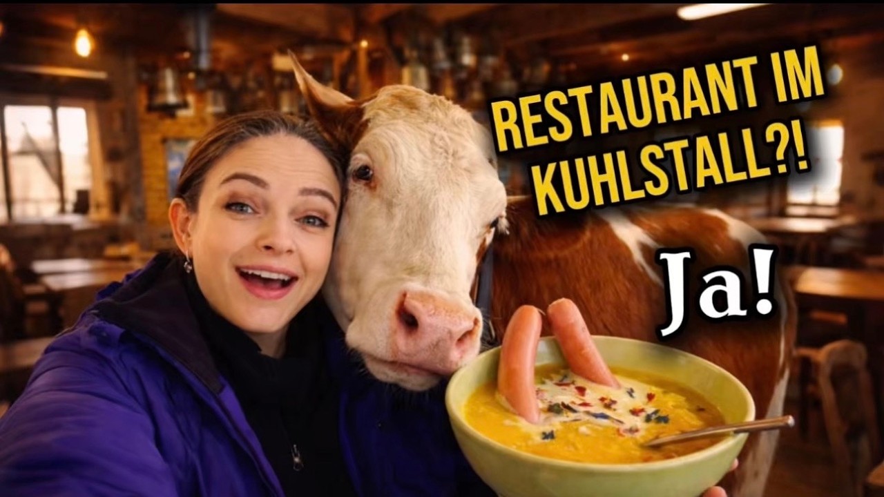 Restaurant im Kuhstall in der Schweiz. Ein außergewöhnlicher Ort in Gstaad