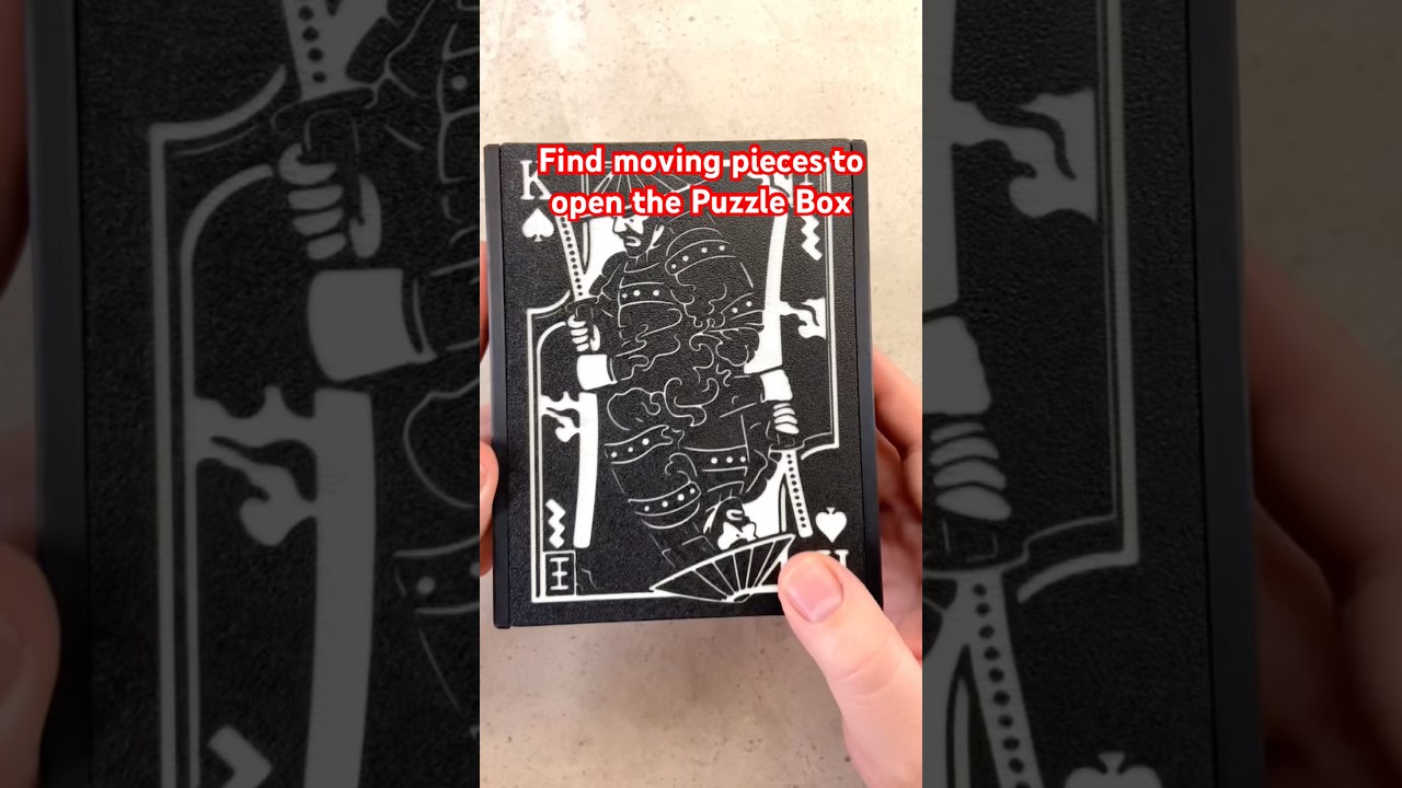 The design of this puzzle box is actually genius #puzzlebox #trending #satisfying