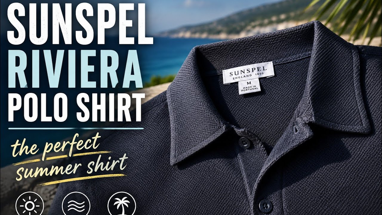 Sunspel Riviera Polo Shirt - Iconic British Brand - Perfect for Casual Wear