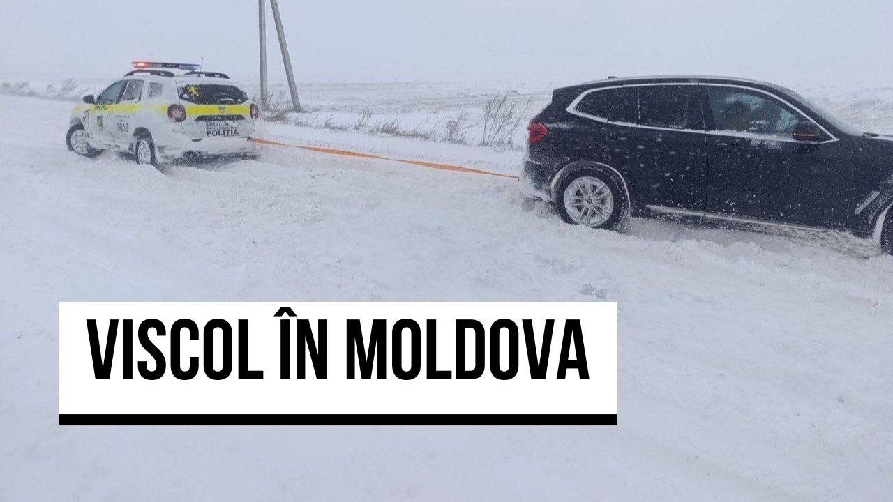 Viscol în Moldova: mii de case fără lumină, curse anulate, trasee blocate
