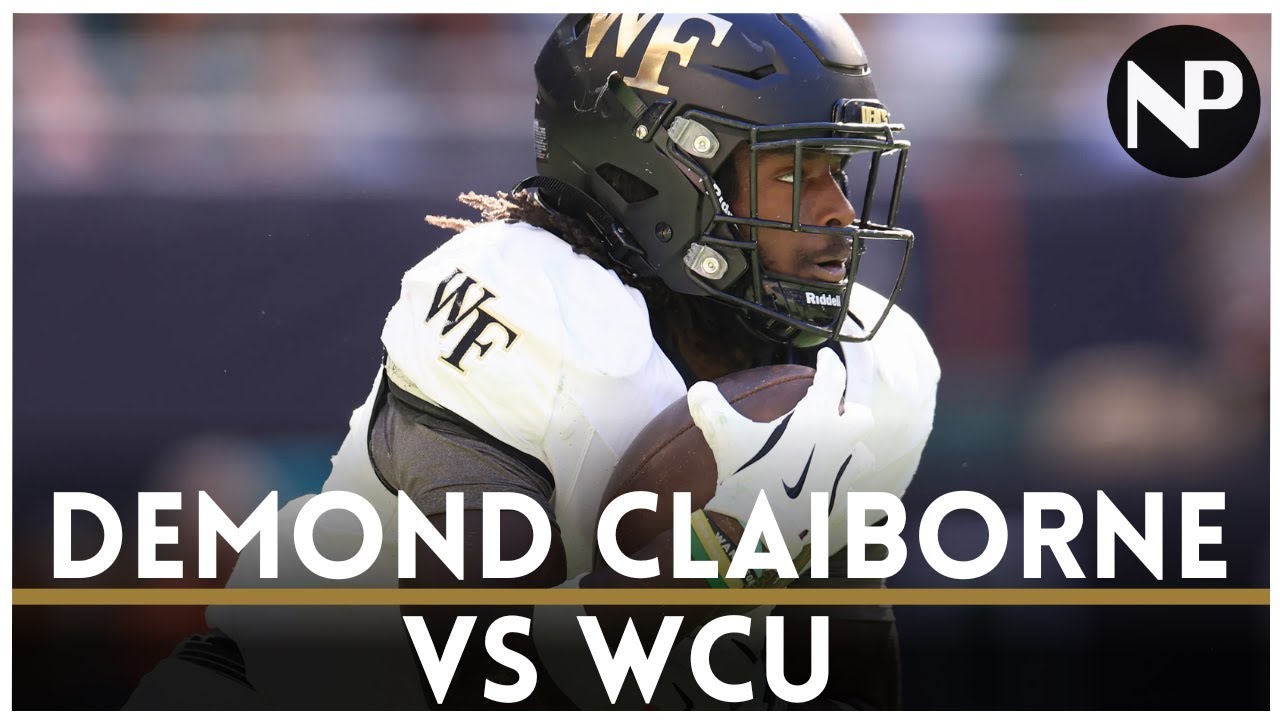 Wake Forest vs WCU | Demond Clairborne NFL Draft Film
