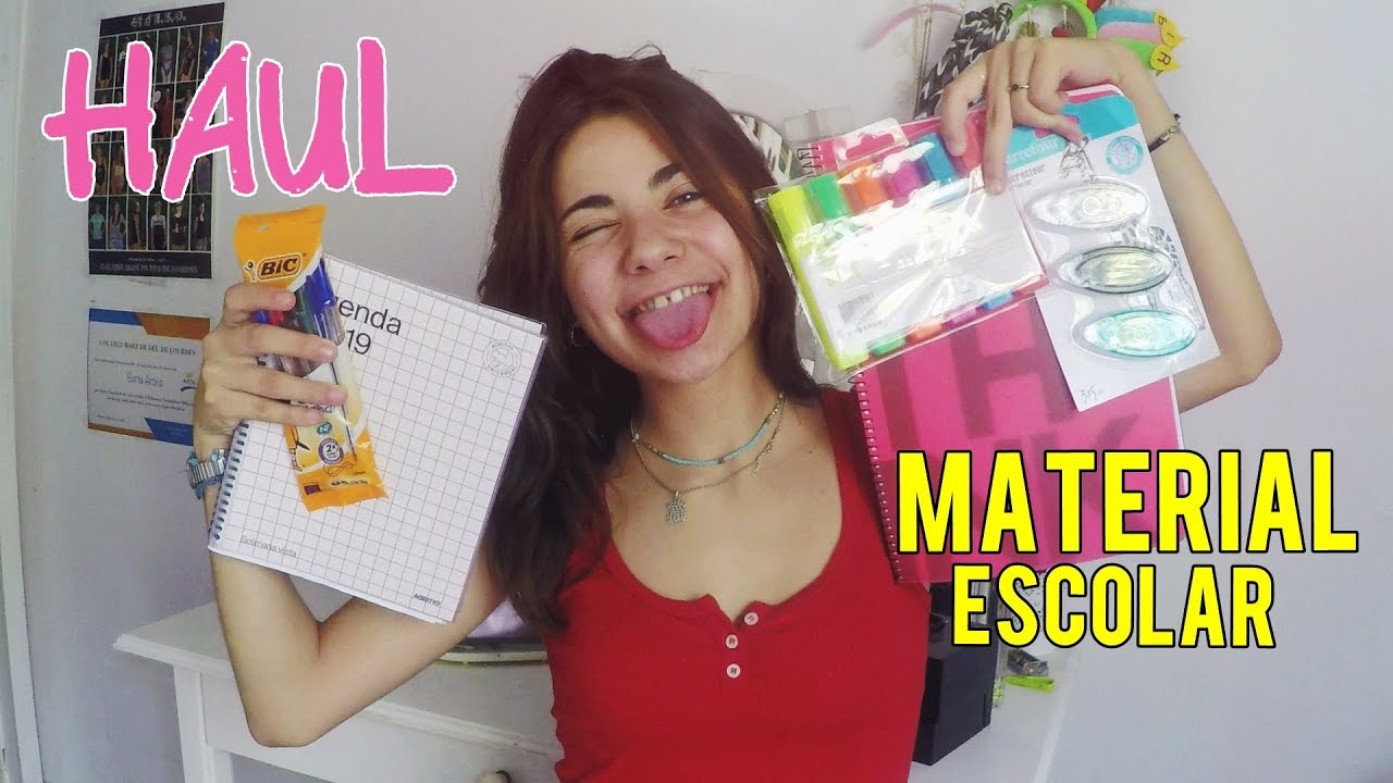 HAUL MATERIAL ESCOLAR 2018-2019!!