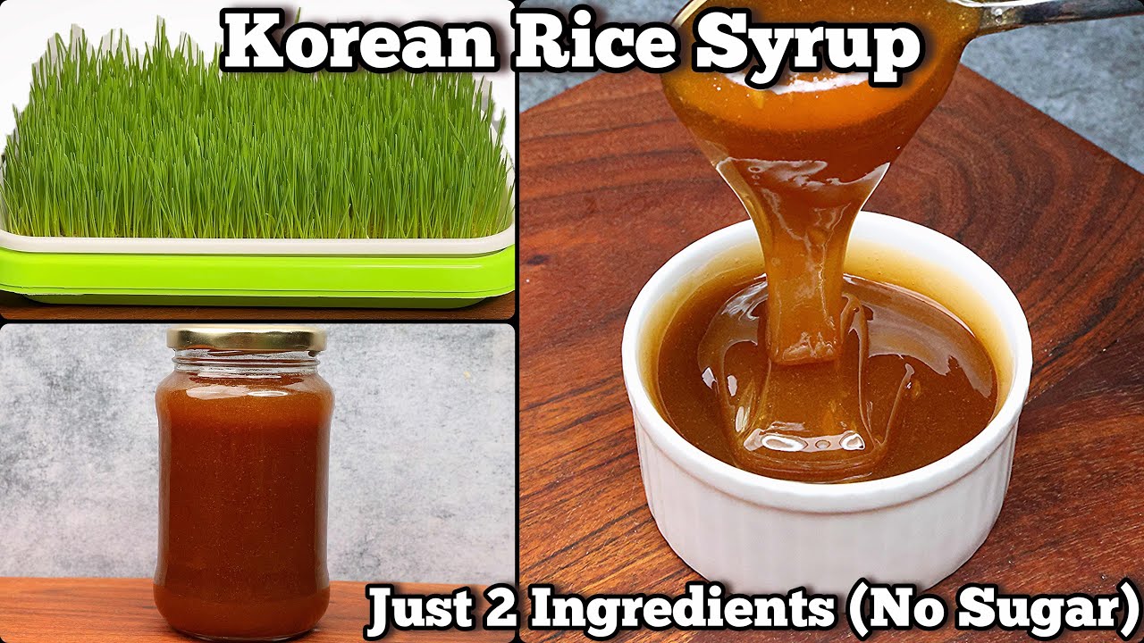 Homemade Korean Rice Syrup| How to Make Malt/Maltose Syrup at Home~2 Ingredients