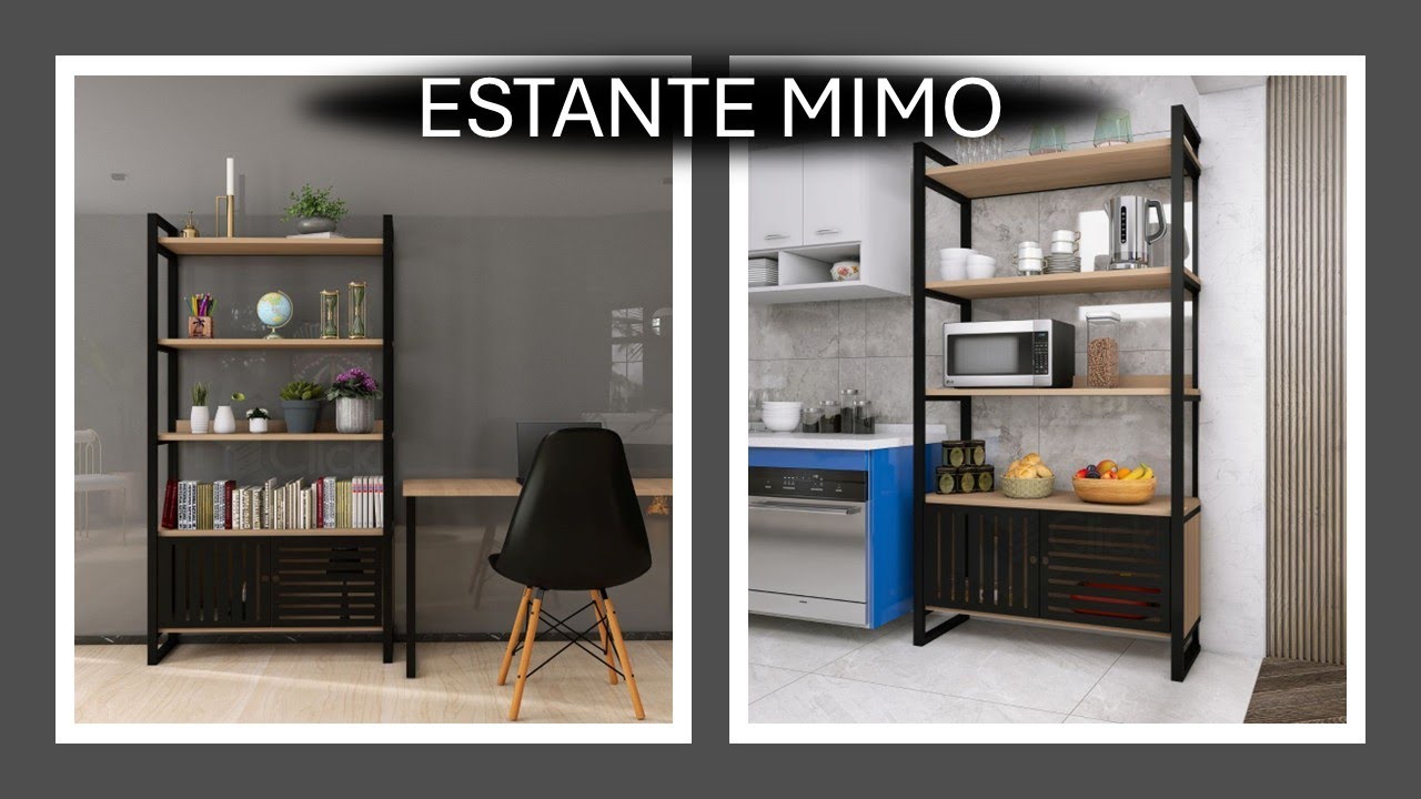 Montagem: Estante Mimo Desmontada