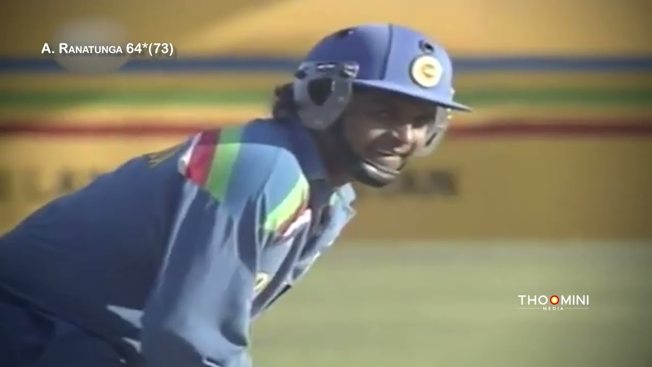 Arjuna Ranathunga 64* (73) & 2/26 Man of the Match in 1992 WC #arjunaranatunga