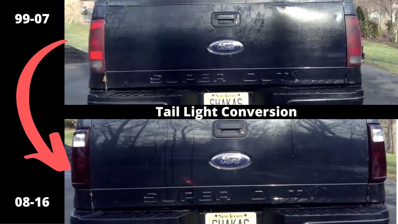 08-16 Tail Light Swap on 99-07 F250/F350