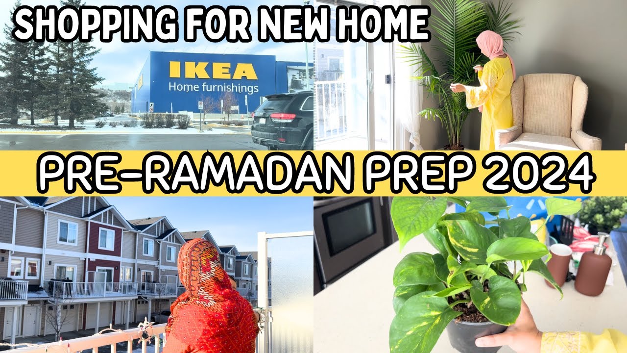 Pre Ramadan Preparation & Shopping 🛍️🌙 for New House 2024 -Busy Routine IKEA ft. Ashar Sana Vlogs