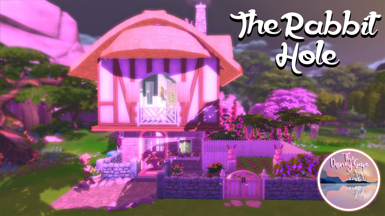 The Rabbit Hole- The Disney Save #22 | Sims 4 Speed Build