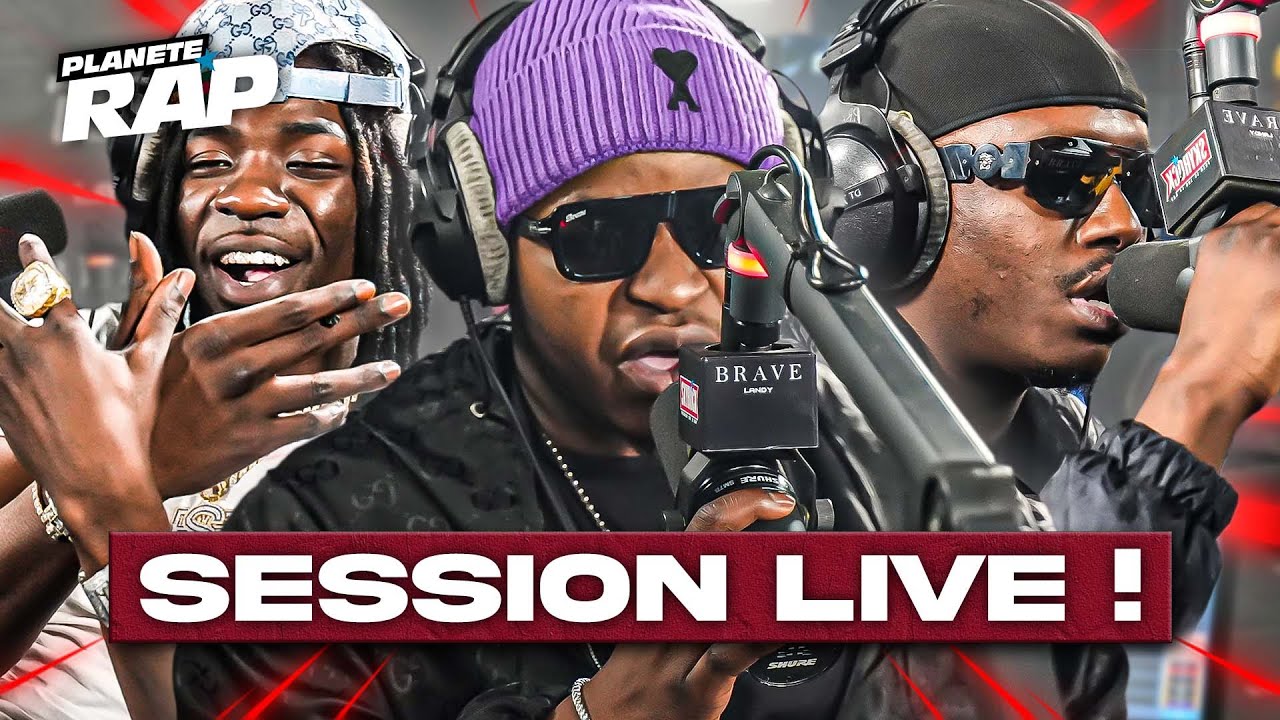 SESSION LIVE avec Landy, Gazo, WeRenoi, Genezio & 47savage ! #PlanèteRap