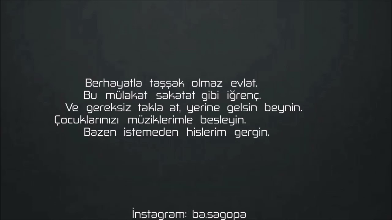 Sagopa Kajmer & Kolera - Süper Sperm Full Lyrics
