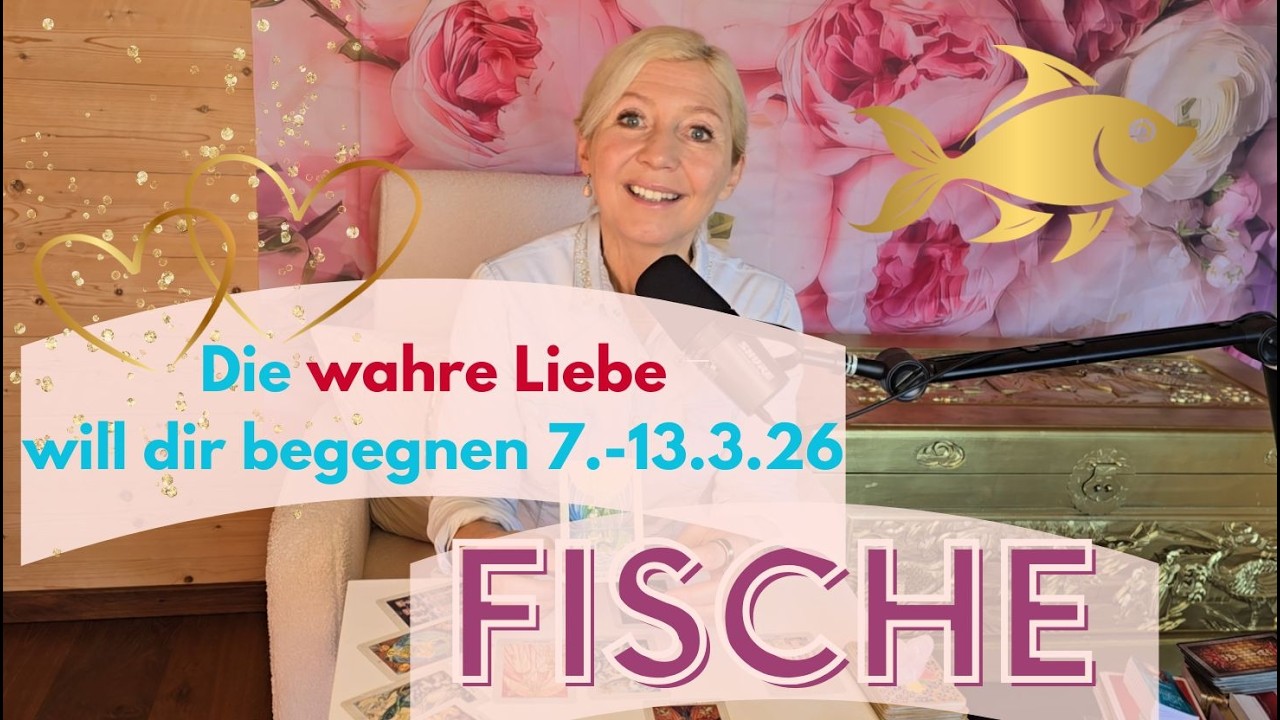 FISCHE - Die wahre LIEBE 💖💞steht vor deiner TÜR🌈🌹💎7.-13.3.26