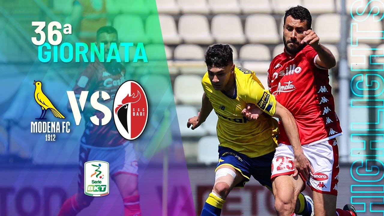 HIGHLIGHTS | Modena vs Bari (1-1) - SERIE BKT