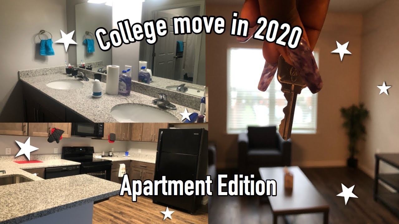 MOVING INTO MY FIRST APARTMENT AT 21! | COLLEGE APARTMENT MOVE IN DAY 2020