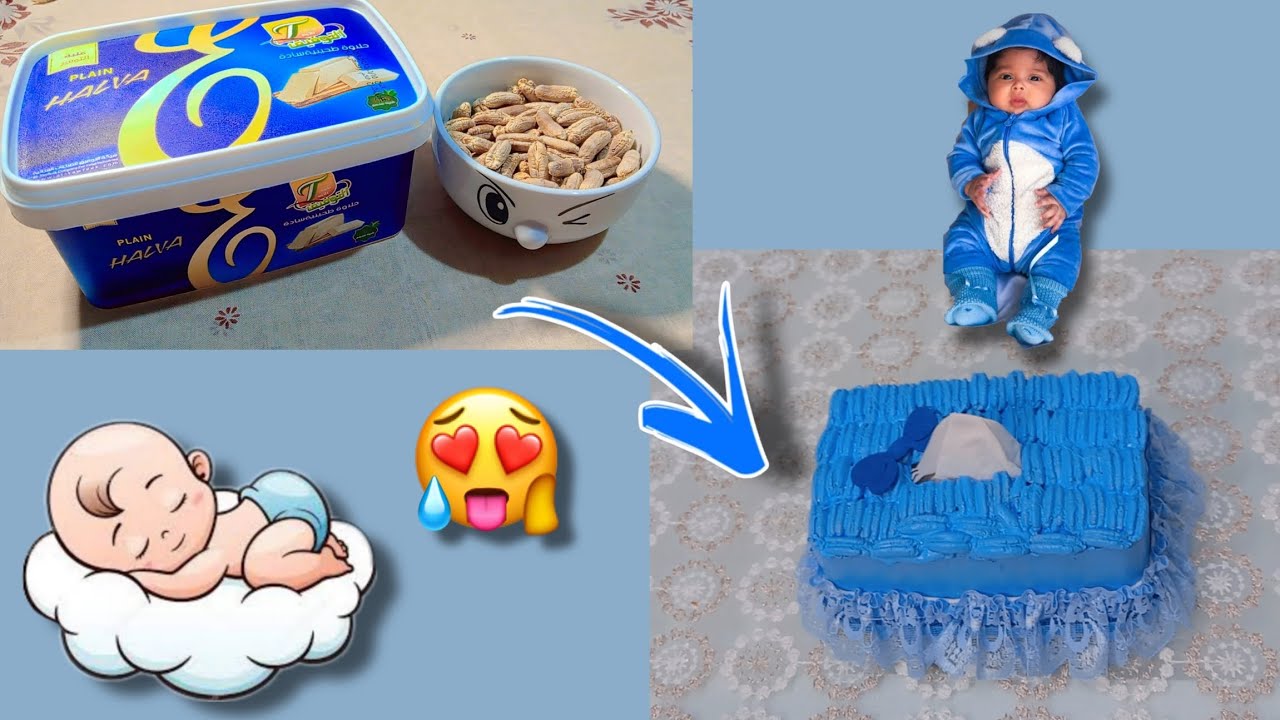 🔴 من نواه البلح وعلبه حلاوه ‼️😍✂️ عملت احلي علبة مناديل لغرفة ابني 🥰💙😳 تعالي وفرحي بنتك او ابنك 😉