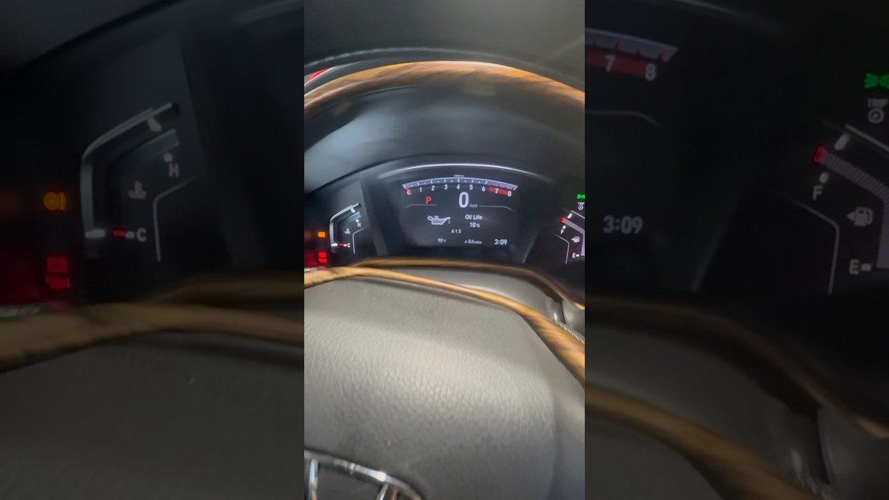 How to reset oil life in 2019 Honda CRV follow for more