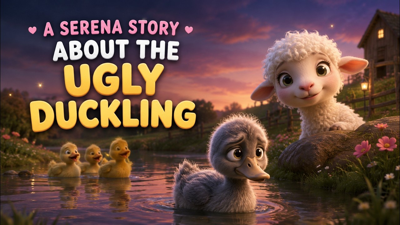 The Ugly Duckling Sleepy Story | Bedtime Lullaby for Kids | Serena