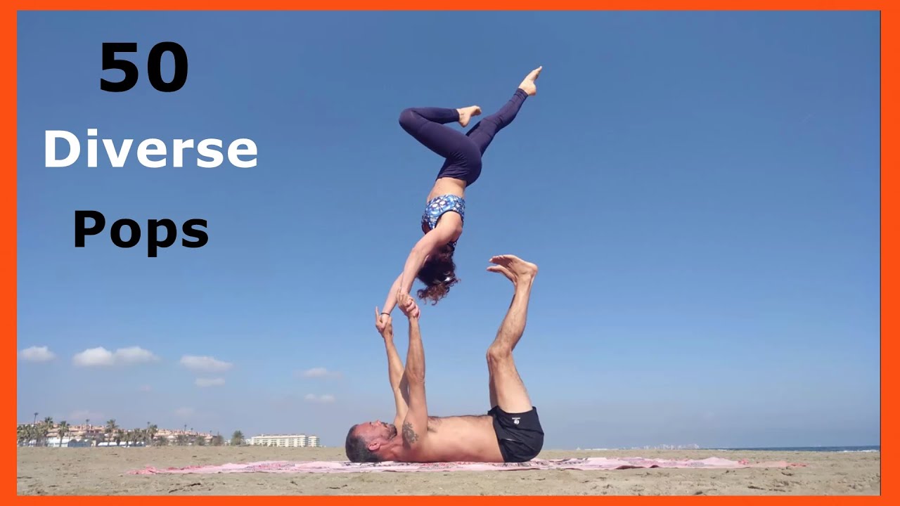 50 ACROYOGA POPS. 😱 Pops for beginners and experts