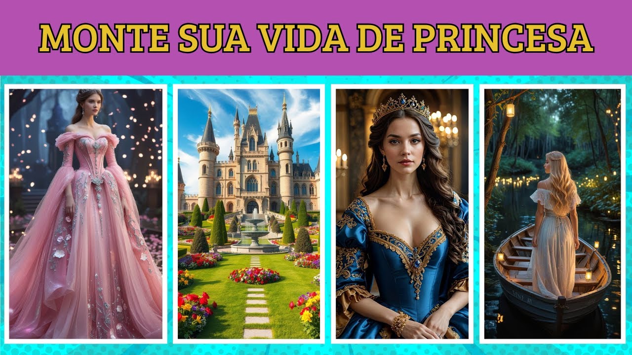 MONTE SUA VIDA DE PRINCESA I Jogo das Escolhas