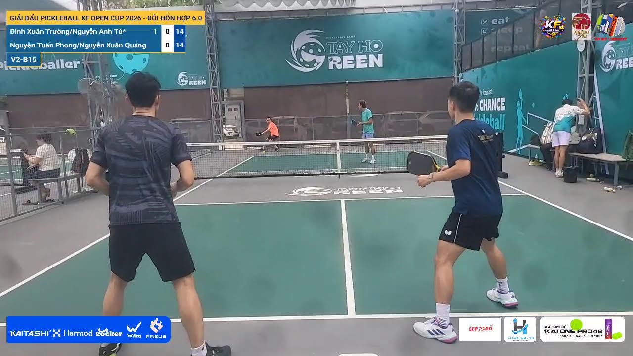 LIVE | GIẢI ĐẤU PICKLEBALL KF OPEN CUP 2026 - ĐÔI HỖN HỢP 6.0 | V2-B15