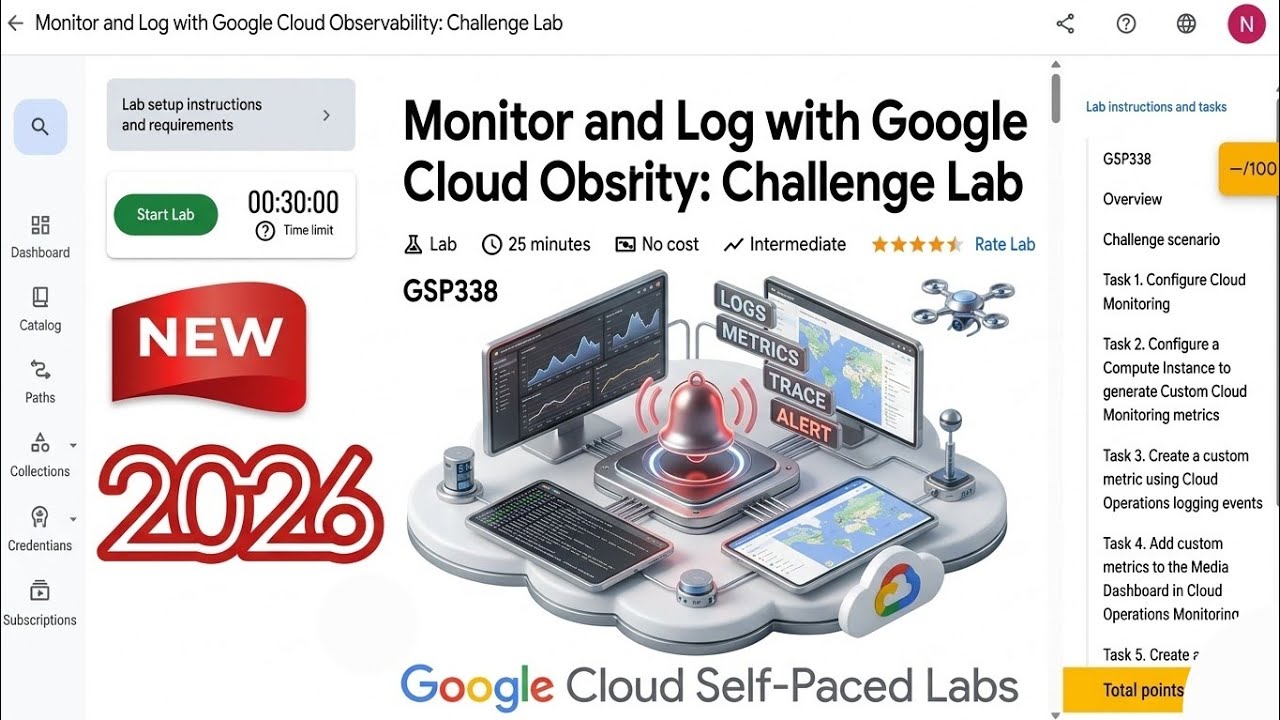 Monitor and Log with Google Cloud Observability: Challenge Lab | GSP338 | #arcade2026