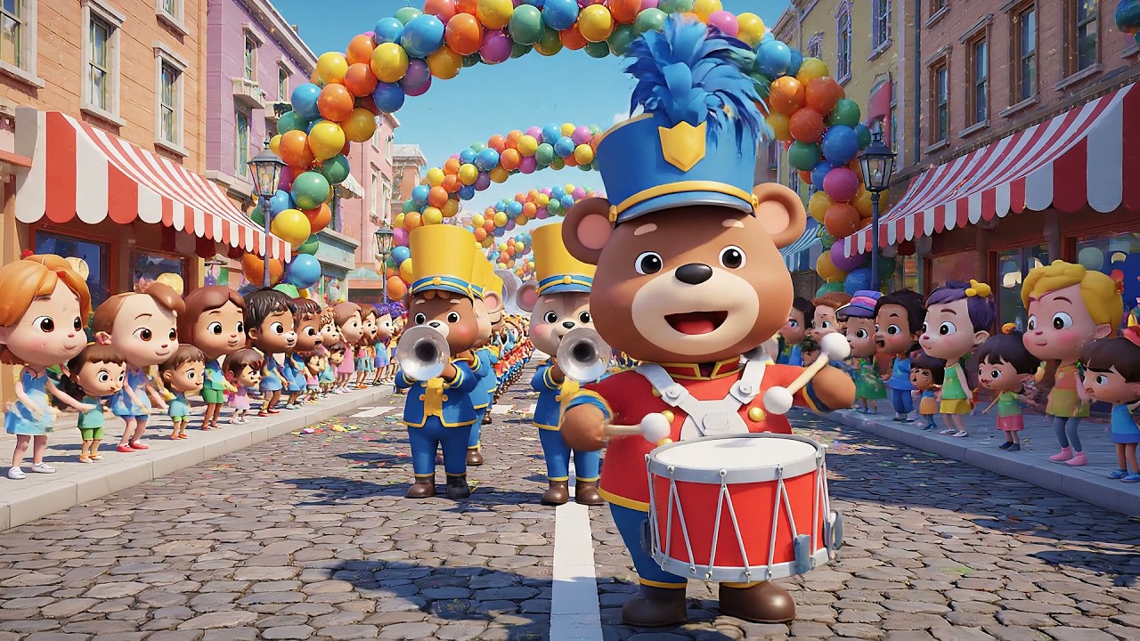 Aventura en el Desfile del Circo de Nel | Canciones de Animales y Circo para Niños