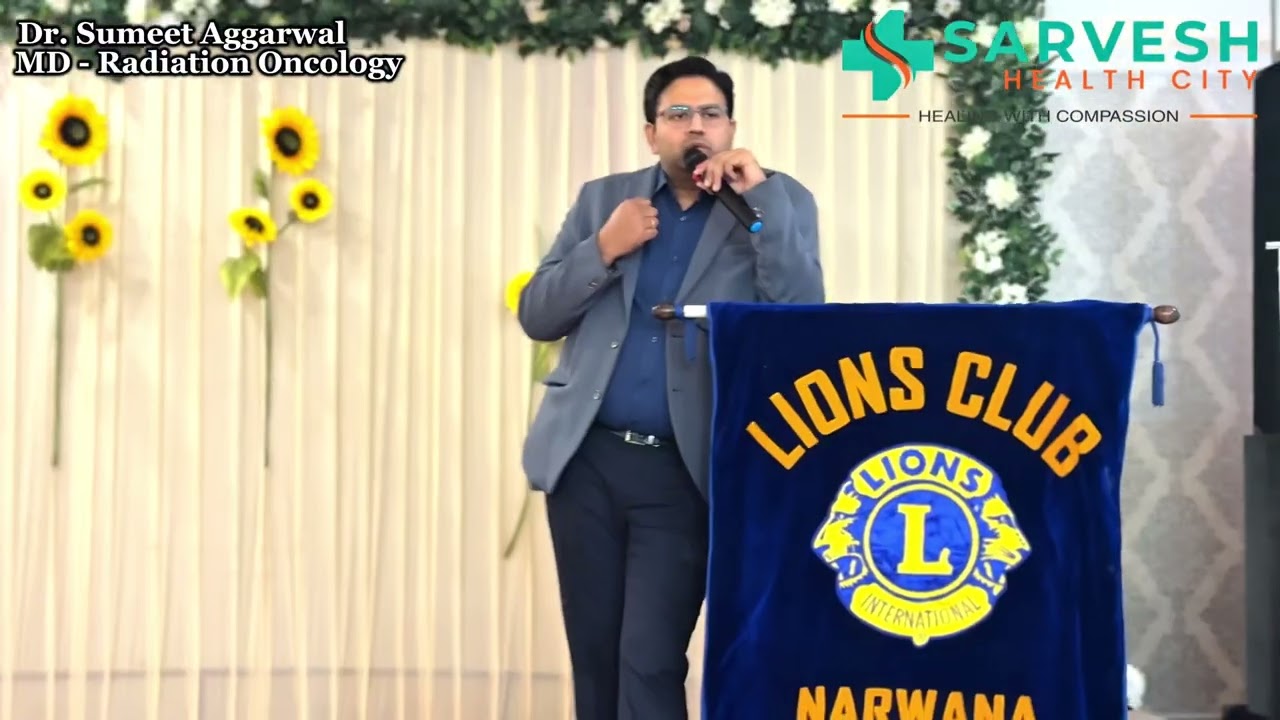 CANCER AWARENESS PROGRAMME || Dr Sumeet Aggarwal Hisar
