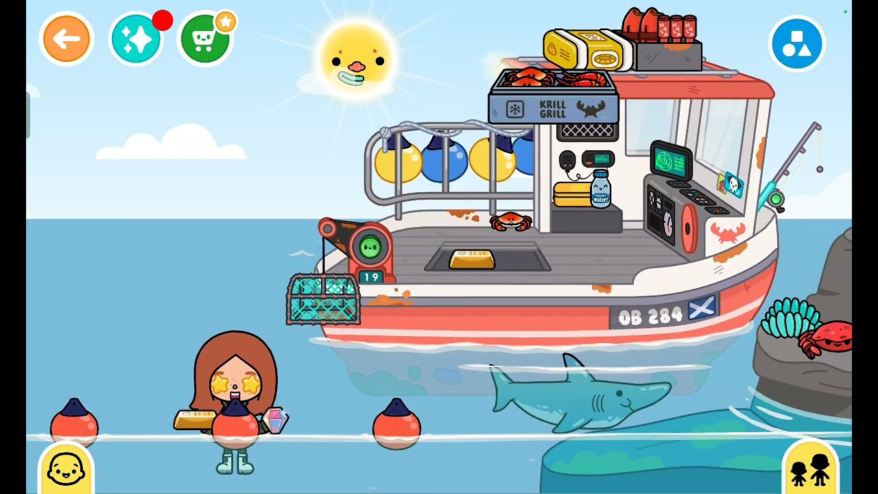 AnnaStar играю в игру Toca Boca часть 4 новая история