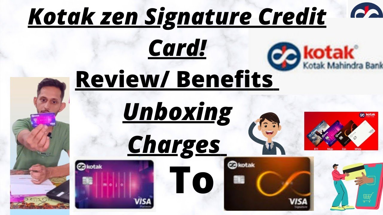 💳🔥Kotak Bank Zen Signeture Card Card l Unboxing l Review l Benefits l Charges 🤑