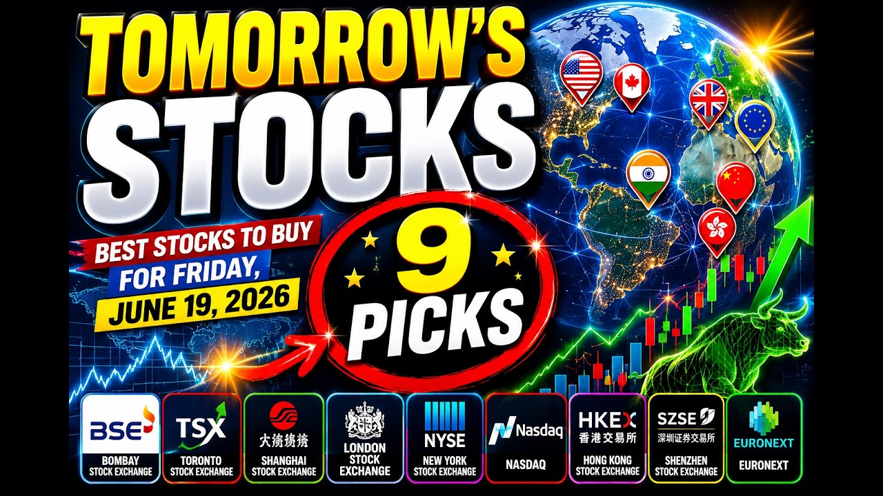Best Stocks to Buy for Friday, June 19, 2026 😍