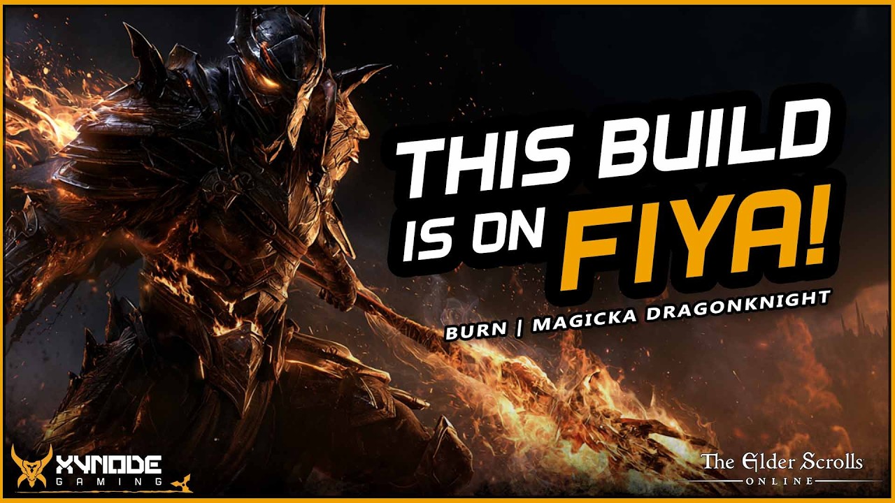 ESO MAGICKA DRAGONKNIGHT BUILD | BURN | UPDATE 50