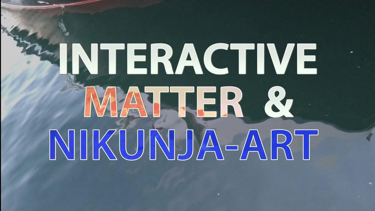 NIKUNJA TRANSMEDIA ART & INTERACTIVE MATTER  Video_Folio 2023